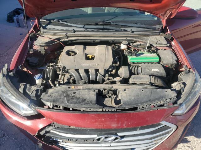 KMHD74LF1HU382849 - 2017 HYUNDAI ELANTRA SE RED photo 11