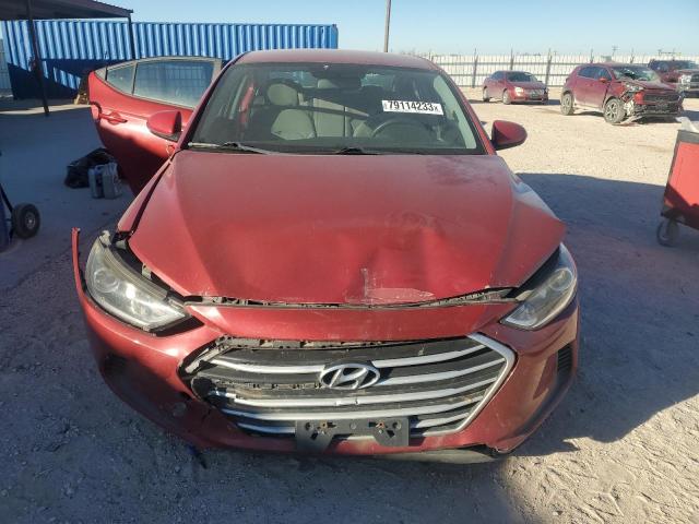 KMHD74LF1HU382849 - 2017 HYUNDAI ELANTRA SE RED photo 5