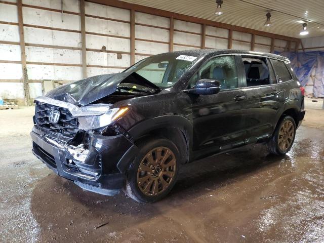 5FNYF8H59NB019994 - 2022 HONDA PASSPORT EXL BLACK photo 1