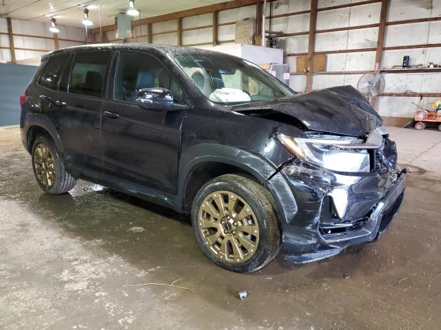 5FNYF8H59NB019994 - 2022 HONDA PASSPORT EXL BLACK photo 4