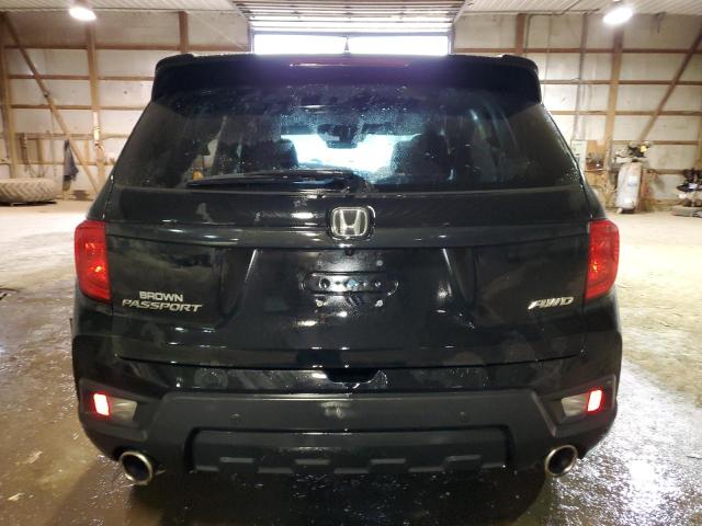 5FNYF8H59NB019994 - 2022 HONDA PASSPORT EXL BLACK photo 6