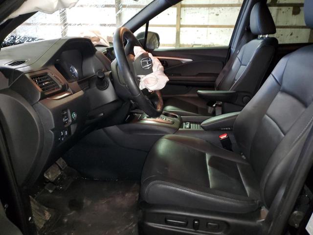 5FNYF8H59NB019994 - 2022 HONDA PASSPORT EXL BLACK photo 7