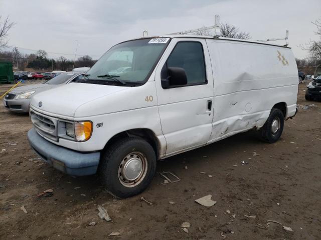 1FTRE14W2YHA99074 - 2000 FORD ECONOLINE E150 VAN WHITE photo 1