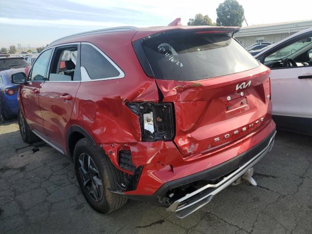 KNDRG4LG0N5121057 - 2022 KIA SORENTO S RED photo 2