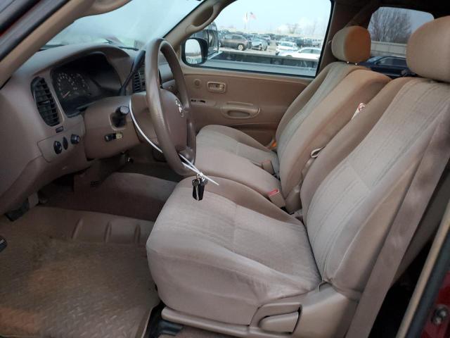 5TBBT44124S447032 - 2004 TOYOTA TUNDRA ACCESS CAB SR5 BURGUNDY photo 7