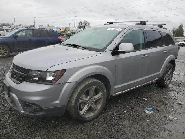 3C4PDCGB9JT184340 - 2018 DODGE JOURNEY CROSSROAD SILVER photo 1