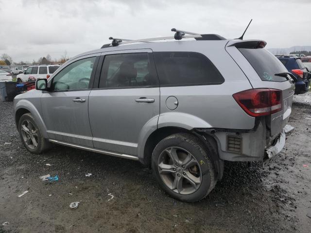 3C4PDCGB9JT184340 - 2018 DODGE JOURNEY CROSSROAD SILVER photo 2