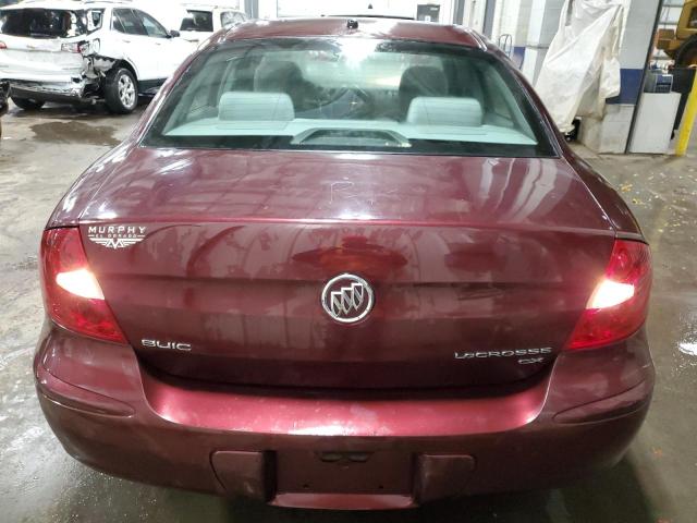 2G4WC582671138270 - 2007 BUICK LACROSSE CX MAROON photo 6