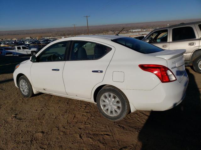 3N1CN7APXEL825317 - 2014 NISSAN VERSA S WHITE photo 2