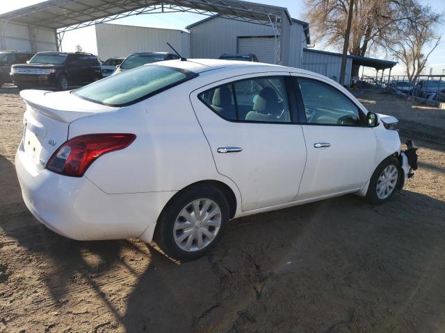 3N1CN7APXEL825317 - 2014 NISSAN VERSA S WHITE photo 3