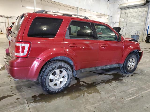 1FMCU9EG8CKA85685 - 2012 FORD ESCAPE LIMITED RED photo 3