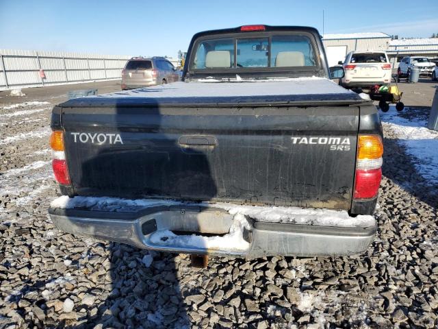 5TEPM62N82Z012091 - 2002 TOYOTA TACOMA BLACK photo 6