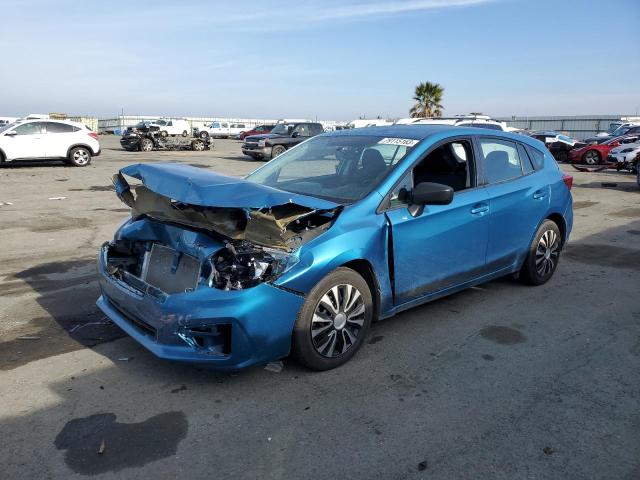 4S3GTAA60H3729558 - 2017 SUBARU IMPREZA BLUE photo 1