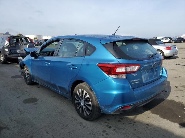 4S3GTAA60H3729558 - 2017 SUBARU IMPREZA BLUE photo 2