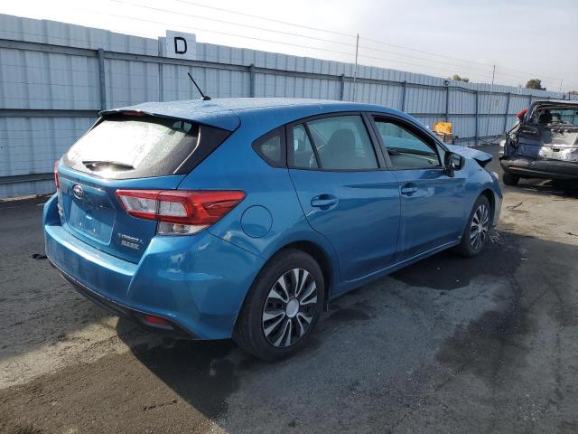 4S3GTAA60H3729558 - 2017 SUBARU IMPREZA BLUE photo 3