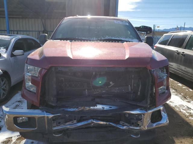 1FTEX1EP3GKF48232 - 2016 FORD F150 SUPER CAB RED photo 5