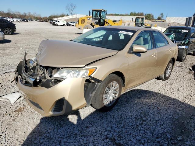 4T1BF1FK6CU031025 - 2012 TOYOTA CAMRY BASE GOLD photo 1