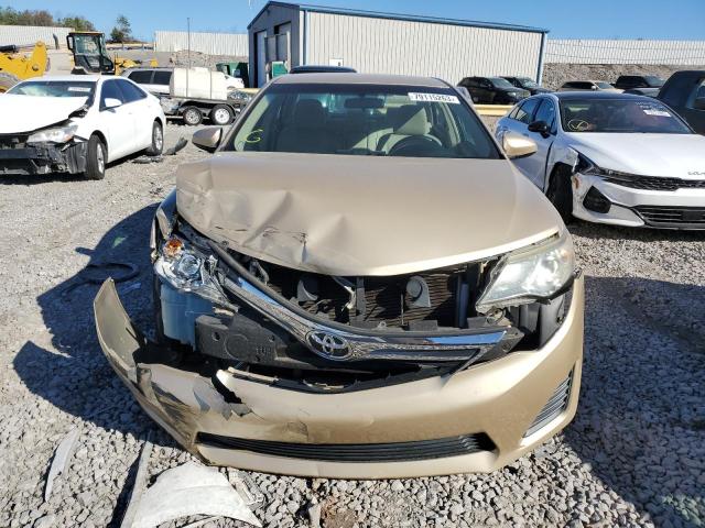 4T1BF1FK6CU031025 - 2012 TOYOTA CAMRY BASE GOLD photo 5