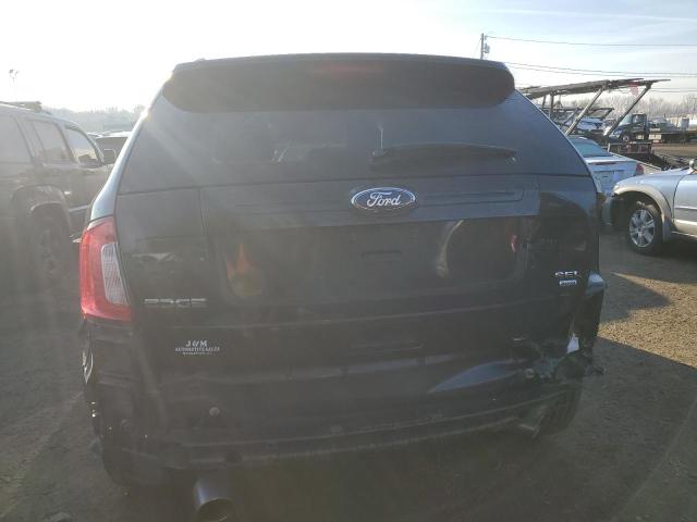 2FMDK4JC5EBB16257 - 2014 FORD EDGE SEL BLACK photo 6