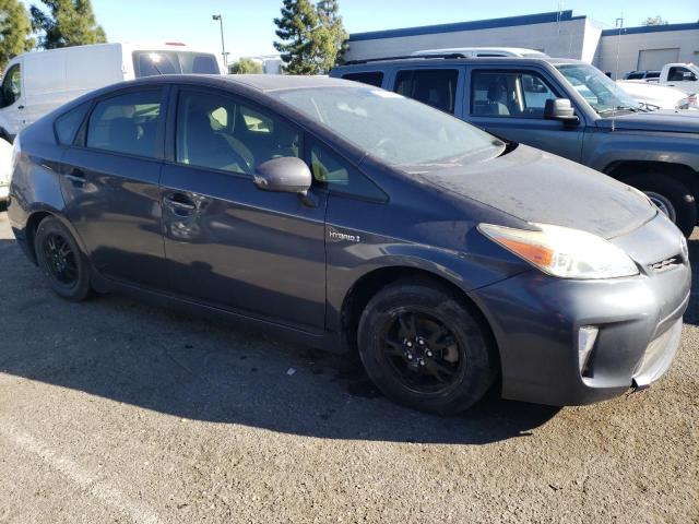 JTDKN3DU5D5559688 - 2013 TOYOTA PRIUS GRAY photo 4