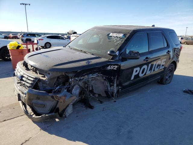 1FM5K8AR5JGA21054 - 2018 FORD EXPLORER POLICE INTERCEPTOR BLACK photo 1
