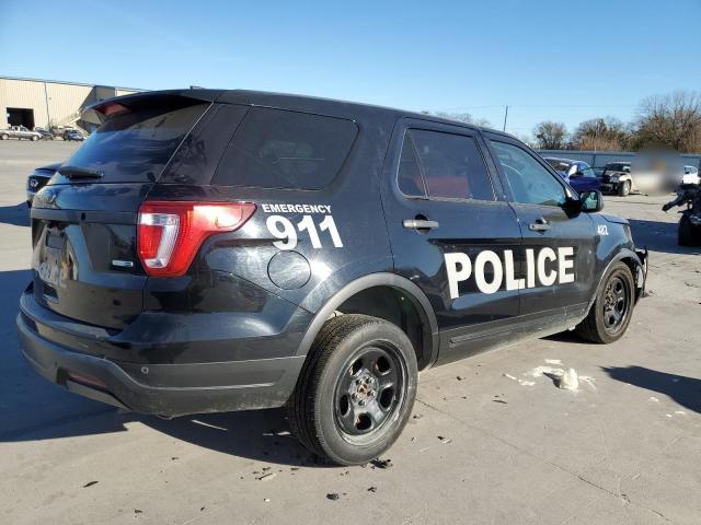 1FM5K8AR5JGA21054 - 2018 FORD EXPLORER POLICE INTERCEPTOR BLACK photo 3