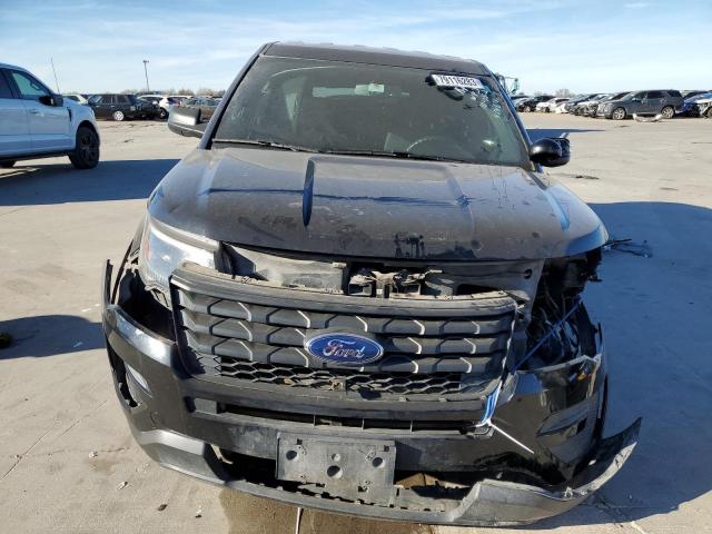 1FM5K8AR5JGA21054 - 2018 FORD EXPLORER POLICE INTERCEPTOR BLACK photo 5