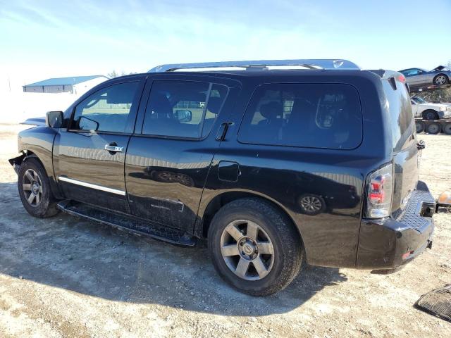 5N1BA0ND9AN605412 - 2010 NISSAN ARMADA SE BLACK photo 2