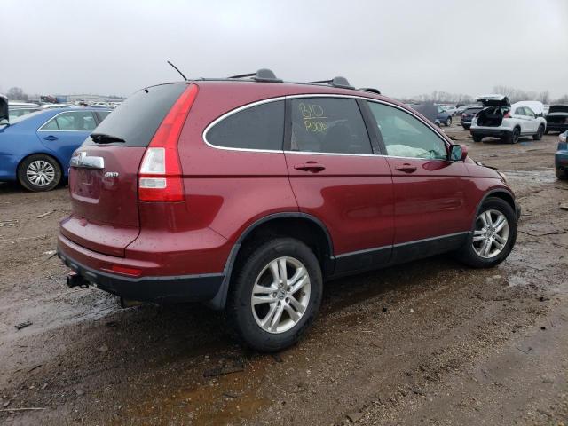 5J6RE4H70BL004952 - 2011 HONDA CR-V EXL RED photo 3