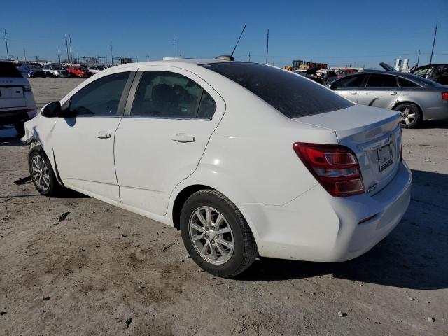 1G1JD5SB4L4105814 - 2020 CHEVROLET SONIC LT WHITE photo 2