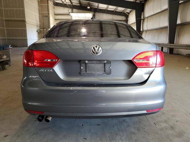 3VWD17AJXEM419263 - 2014 VOLKSWAGEN JETTA SE GRAY photo 6