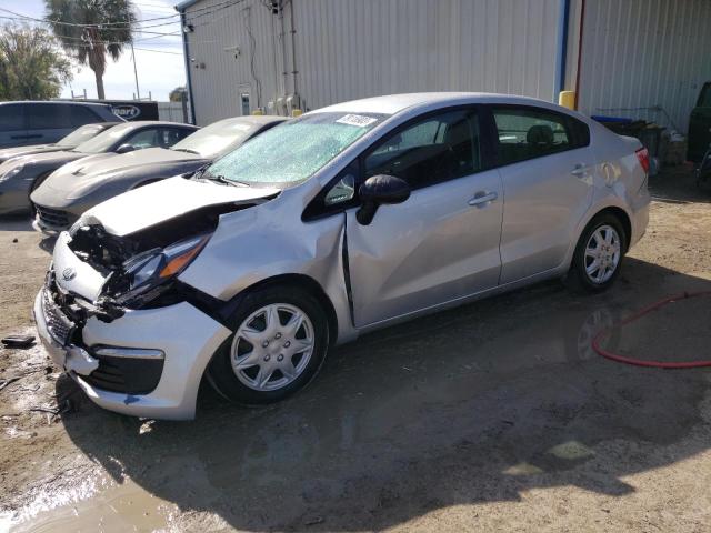 KNADM4A36G6572619 - 2016 KIA RIO LX GRAY photo 1