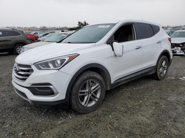 5NMZT3LB7JH074806 - 2018 HYUNDAI SANTA FE S WHITE photo 1