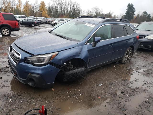 4S4BSANC8K3231852 - 2019 SUBARU OUTBACK 2.5I LIMITED BLUE photo 1