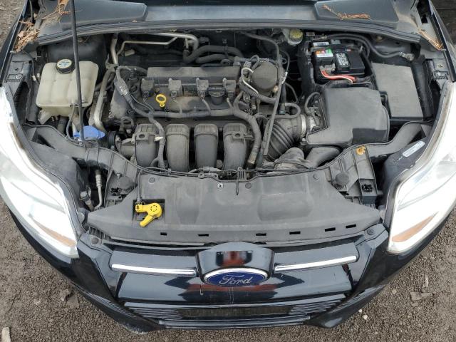 1FAHP3M21CL272657 - 2012 FORD FOCUS SEL BLACK photo 11