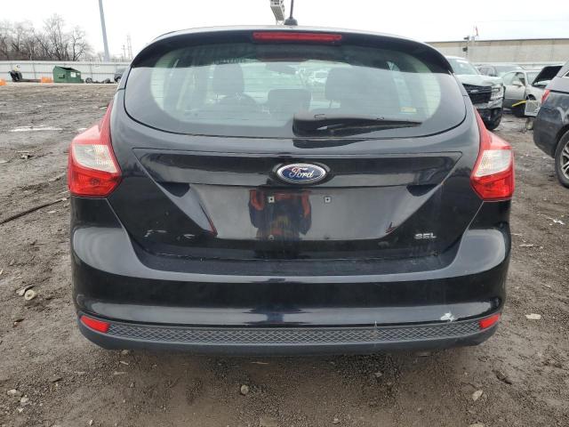 1FAHP3M21CL272657 - 2012 FORD FOCUS SEL BLACK photo 6