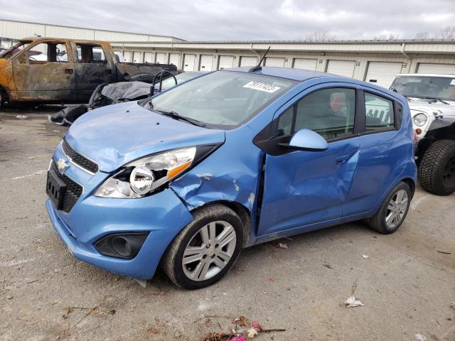 KL8CB6S91EC554412 - 2014 CHEVROLET SPARK LS BLUE photo 1