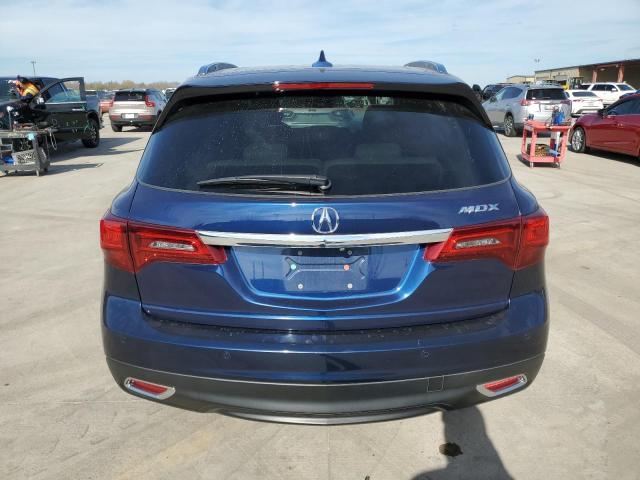 5FRYD3H89FB002468 - 2015 ACURA MDX ADVANCE BLUE photo 6