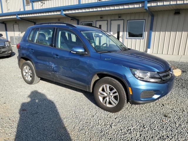 WVGAV7AX9HK024903 - 2017 VOLKSWAGEN TIGUAN S BLUE photo 4