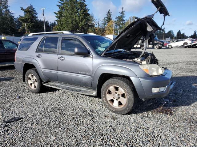 JTEBT17R130023796 - 2003 TOYOTA 4RUNNER LIMITED GRAY photo 4