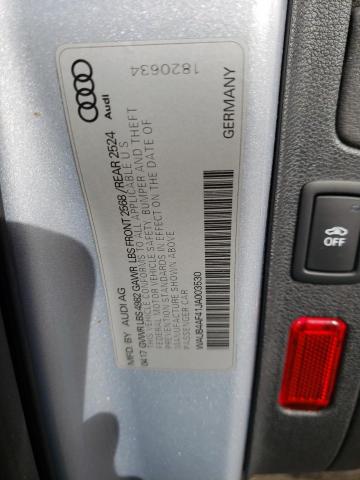 WAUB4AF41JA003530 - 2018 AUDI S4 PREMIUM PLUS SILVER photo 12