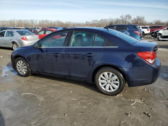 1G1PF5S94B7112700 - 2011 CHEVROLET CRUZE LT BLUE photo 2