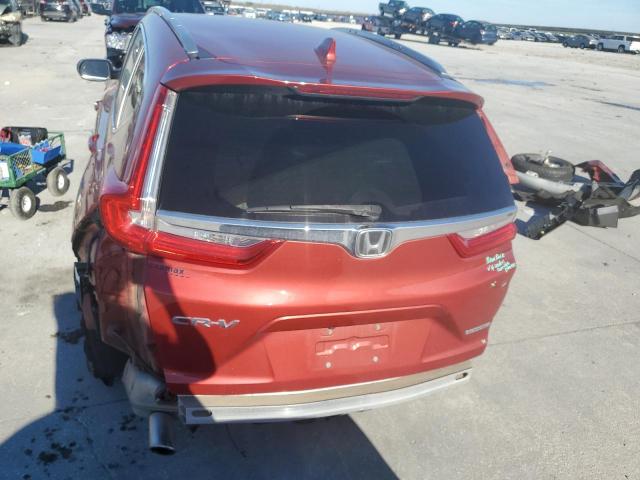 5J6RW1H97JL006063 - 2018 HONDA CR-V TOURING MAROON photo 6