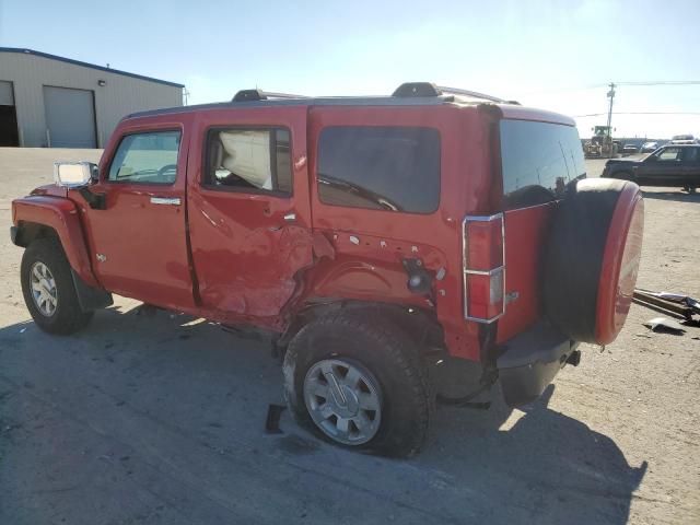 5GTEN13E098115189 - 2009 HUMMER H3 RED photo 2