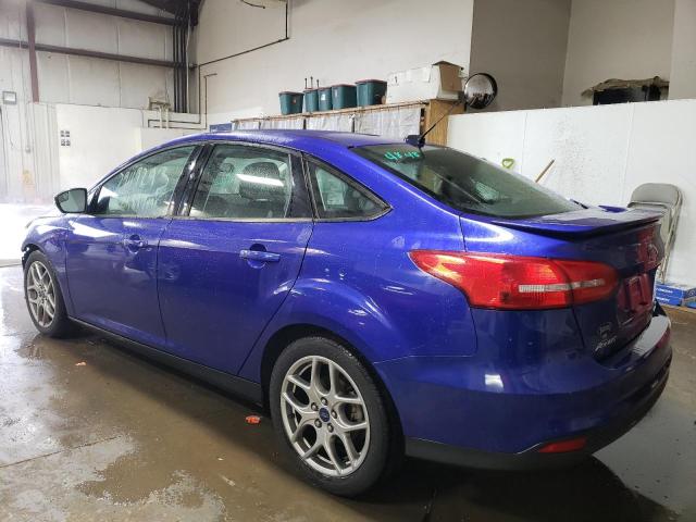 1FADP3F28FL239106 - 2015 FORD FOCUS SE BLUE photo 2