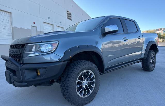 1GCPTEE16L1229849 - 2020 CHEVROLET COLORADO ZR2 BLUE photo 2