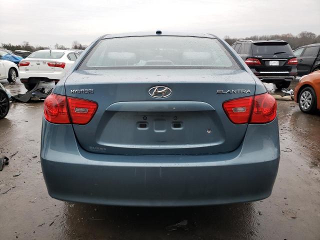 KMHDU46D47U128960 - 2007 HYUNDAI ELANTRA GLS BLUE photo 6