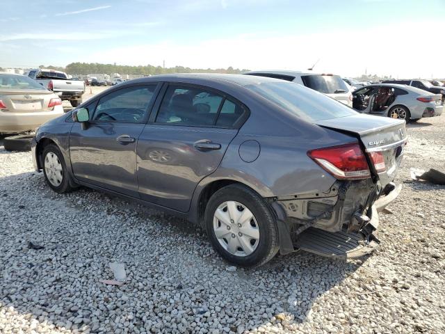 2HGFB2F59FH548944 - 2015 HONDA CIVIC LX GRAY photo 2