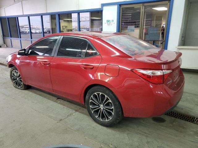 2T1BURHE5FC258160 - 2015 TOYOTA COROLLA L RED photo 2