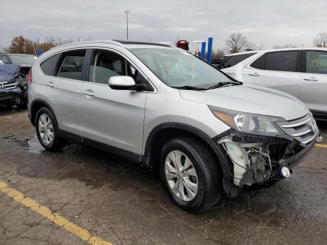 2HKRM4H79EH639430 - 2014 HONDA CR-V EXL SILVER photo 4